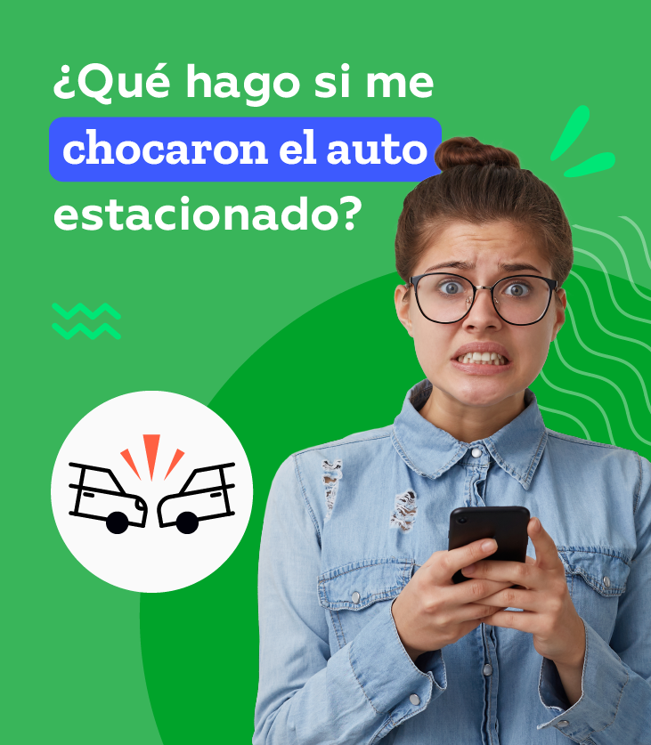 me chocaron el auto estacionado